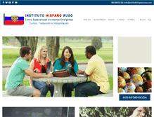 Tablet Screenshot of institutohispanoruso.com